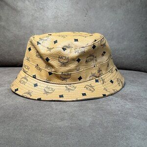 Unisex MCM Monogram Gradient  Jacquard Bucket Hat Fisherman Hat Logo OS